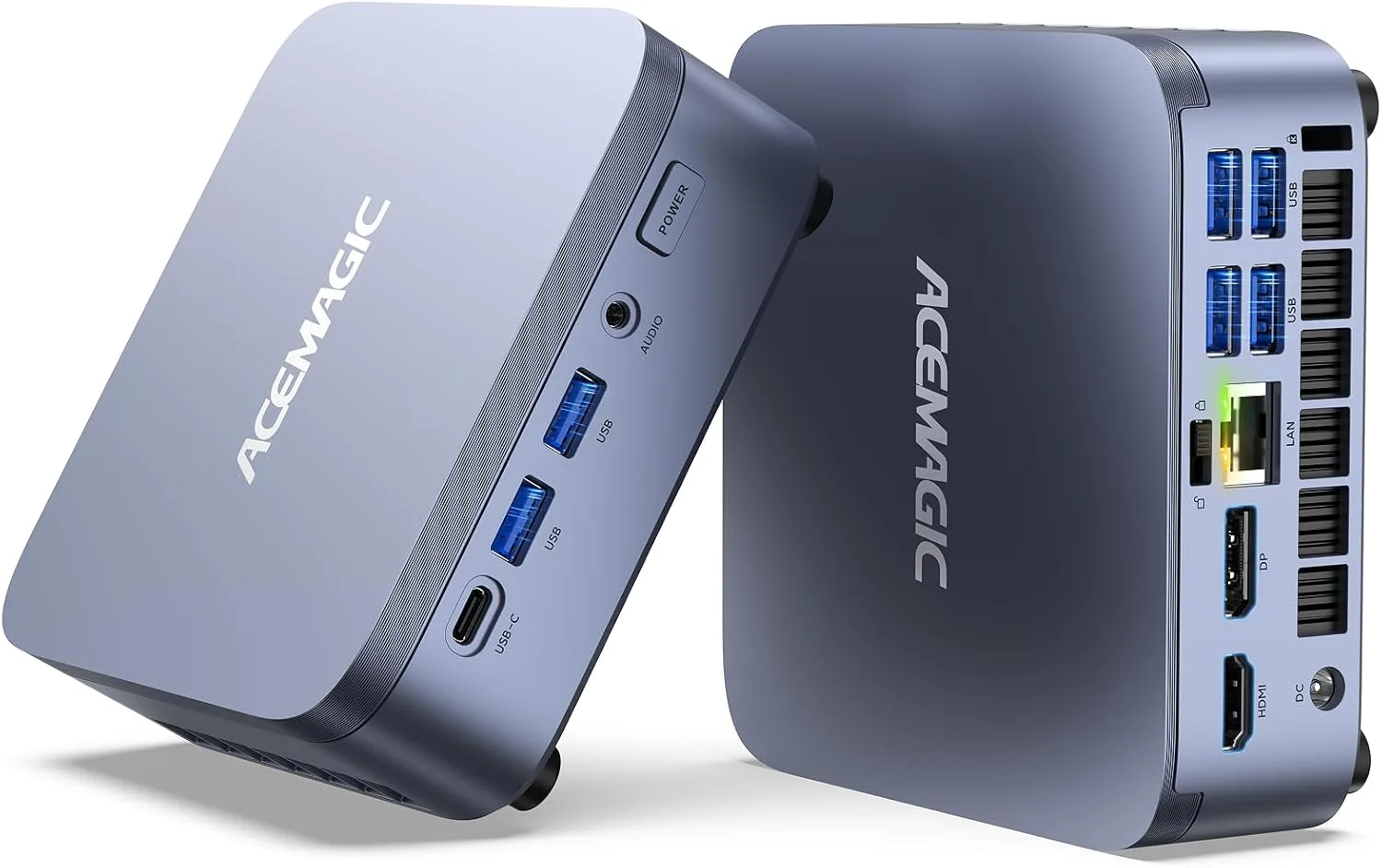ACEMAGIC M5 Mini PC Intel Core i9 13900HX 32GB RAM 1TB SSD (24C/32T) up to 5.4GHZ 55W USB4/HDMI/DP WiFi 6E 2.5G LAN, Mini Computers Mircro Desktop Beat I9 12900HK 8745HS