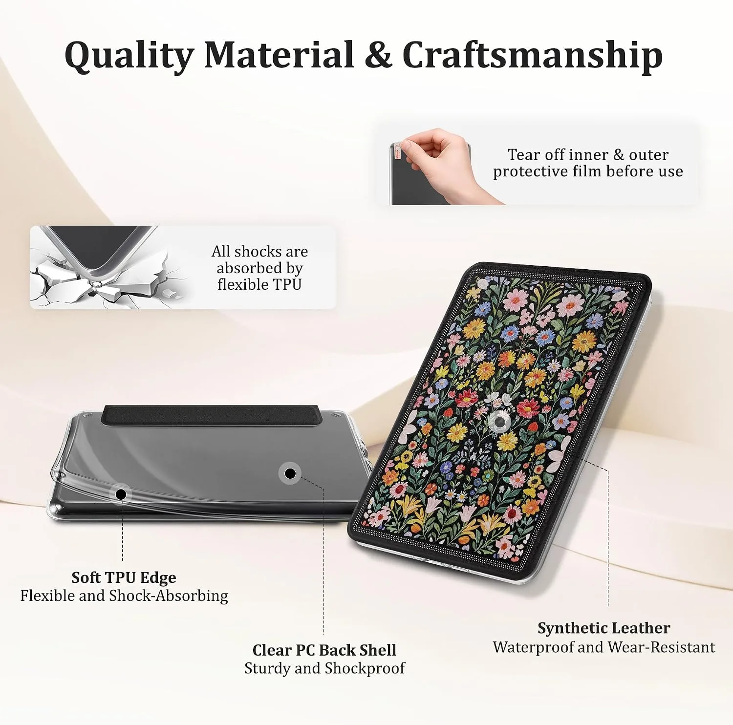 SESENSE Magnetic Case for 7'' Kindle Paperwhite 12th Gen 2024 & Colorsoft