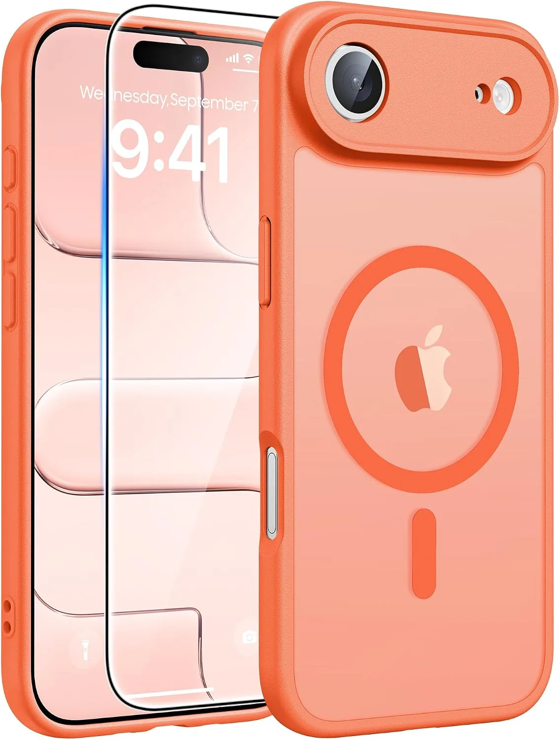 FNTCASE for iPhone Air Case, Fit for Magsafe, Orange