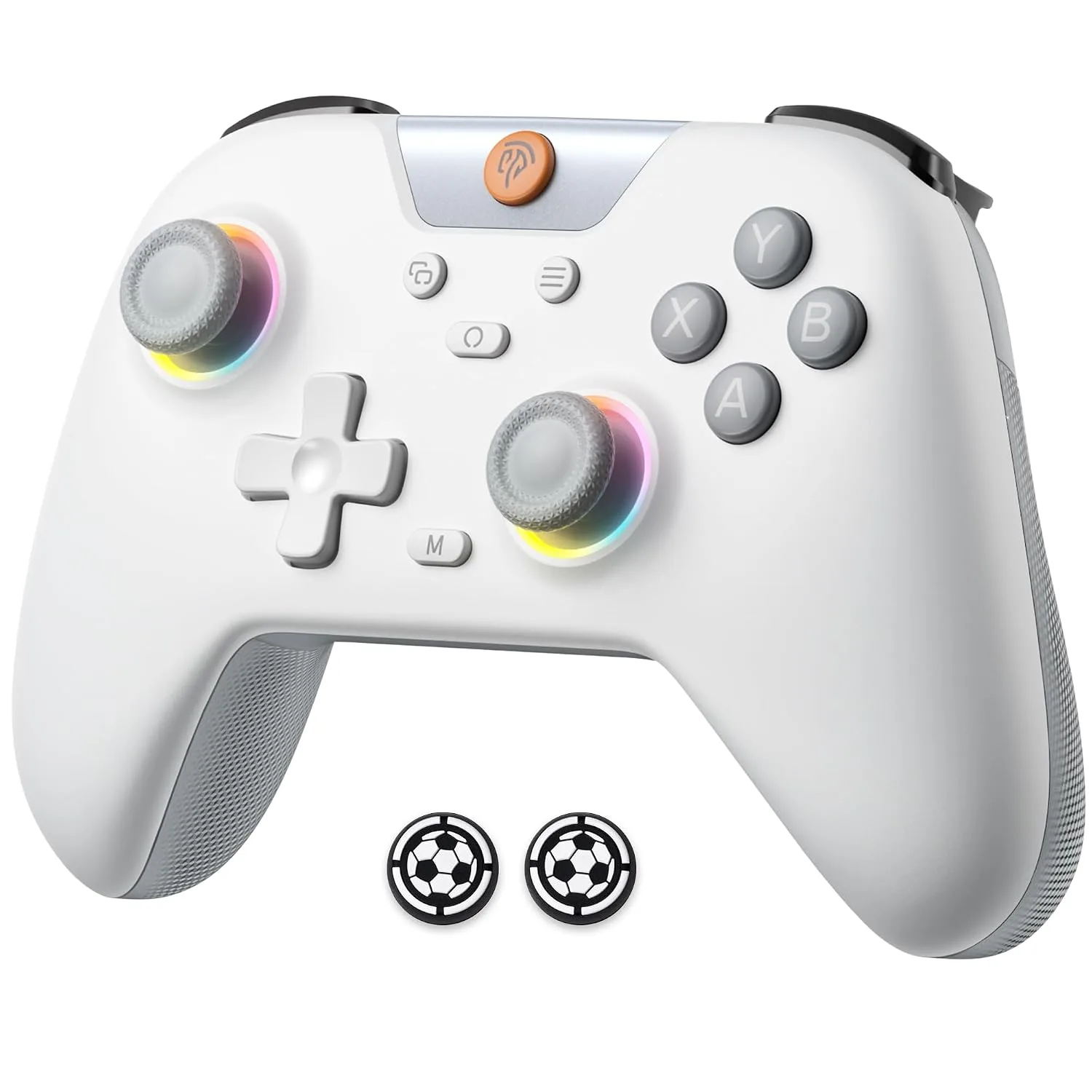 EasySMX X05 Wireless Game Controller for PC,Switch, Android,Steam,White
