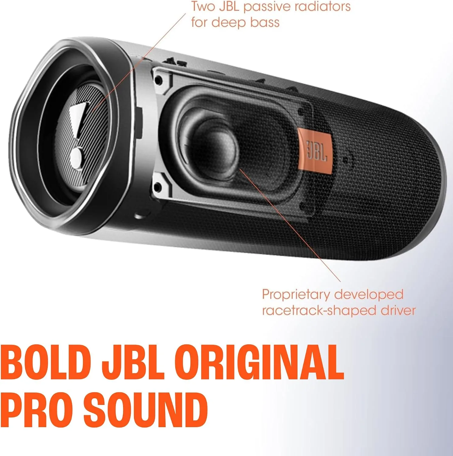 JBL Flip 5 (White) + Bundle with divvi! Protective Hardshell Case