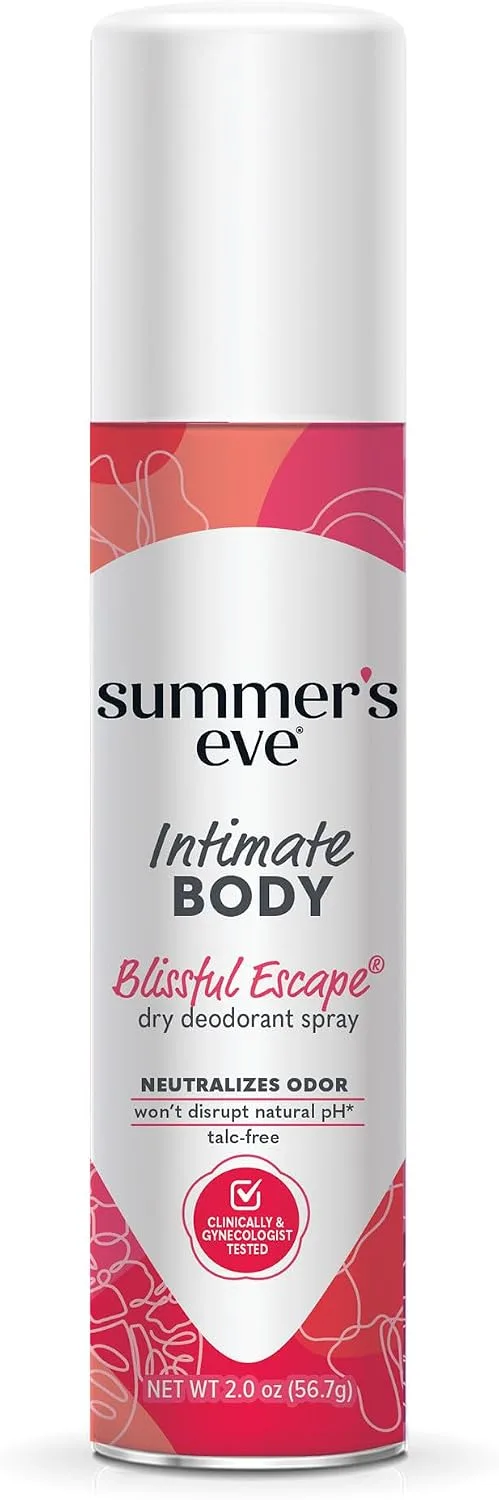 Summer's Eve Daily Refreshing Feminine Spray, Blissful Escape, 2 Oz