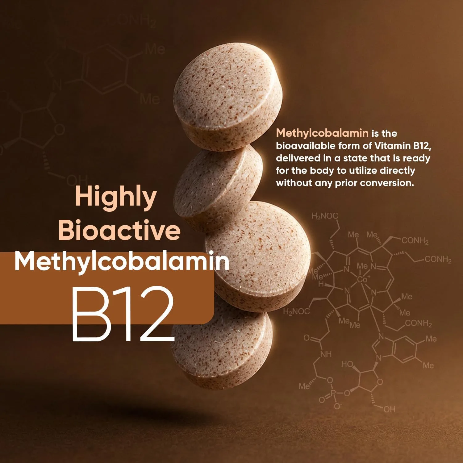 WeightWorld B12 Vitamin 5000mcg | 6-Month Supply | B12 Methylcobalamin Form