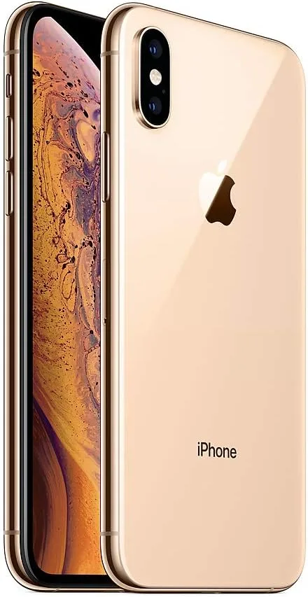 Apple iPhone XS, US Version, 256GB, Gold - Unlocked (Renewed)