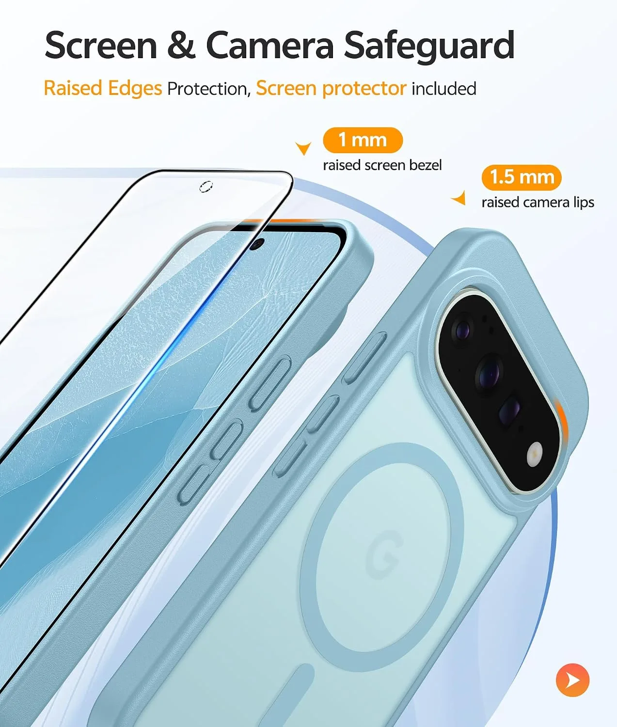 FNTCASE for Google Pixel 11 Pro Case / Pixel 11 Case, with Screen Protector
