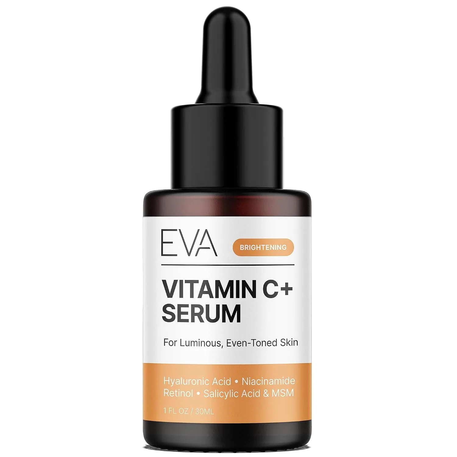 Eva Naturals Vitamin C Serum for Face with Retinol & Niacinamide, 1 oz