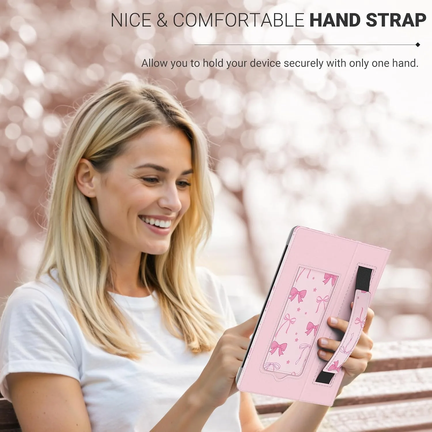 MoKo Universal Case for 6.8,7 Inch Paperwhite eReaders&Tablets,Bow