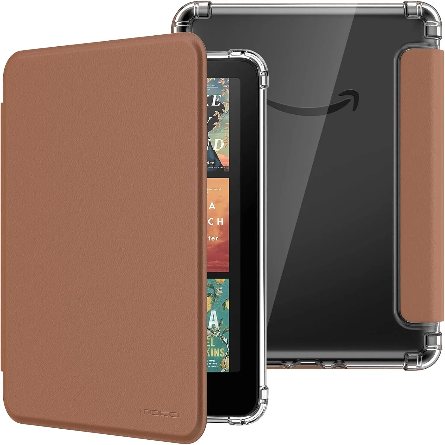 Estuche MoKo para Kindle Paperwhite 12ª Gen y Colorsoft 2024 Marrón