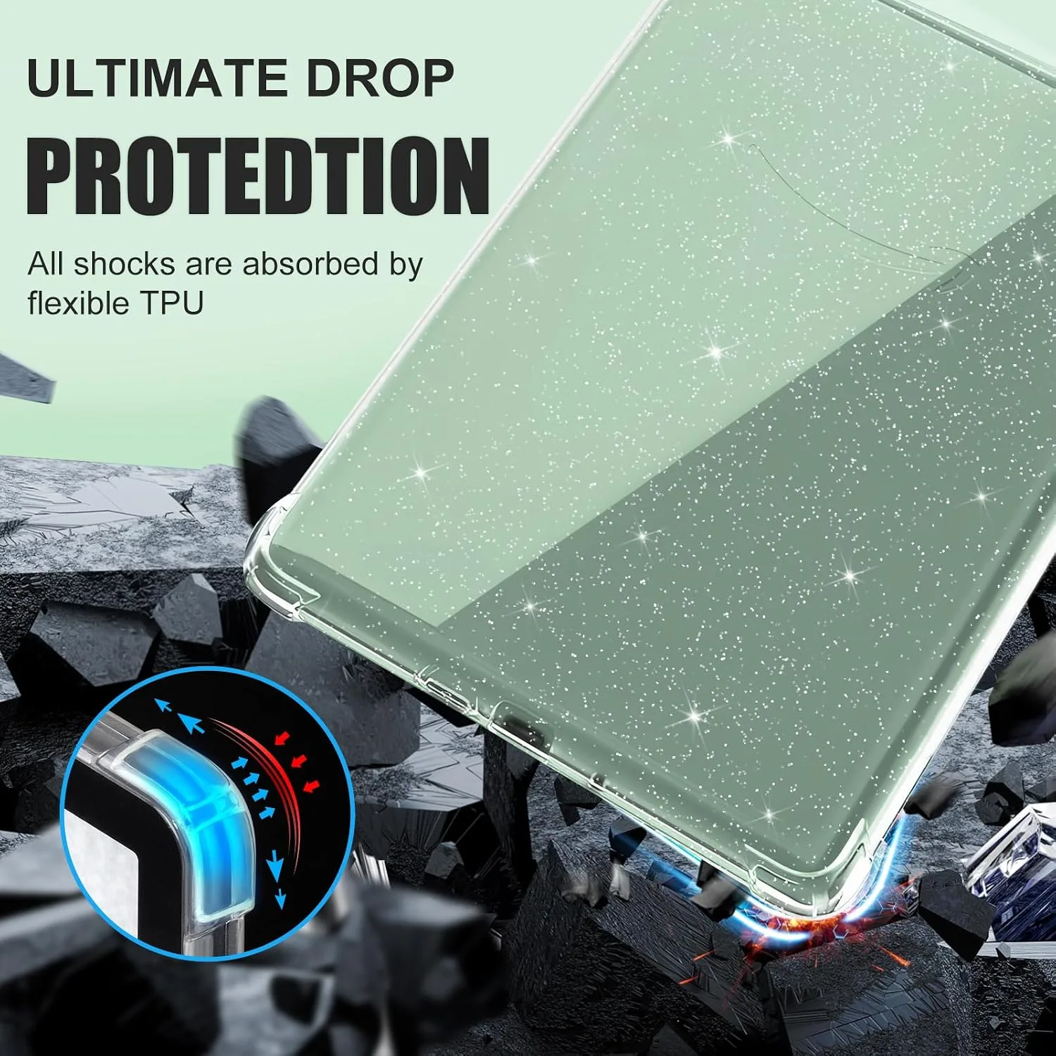 iDLEHANDS Clear Case for 6" Kindle 2024 and 2022 (11 Generation)
