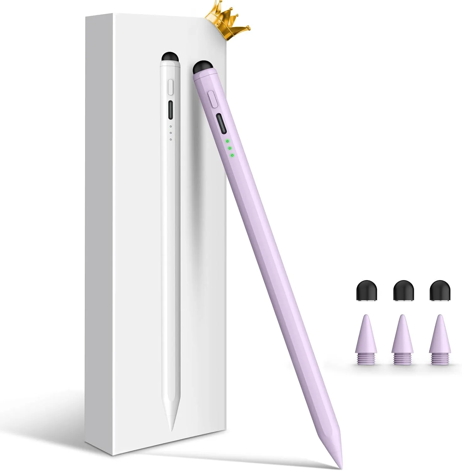 Stylus Pen for iPad, 13 Mins Fast Charge Pencil for Apple iPad Pro Air Mini