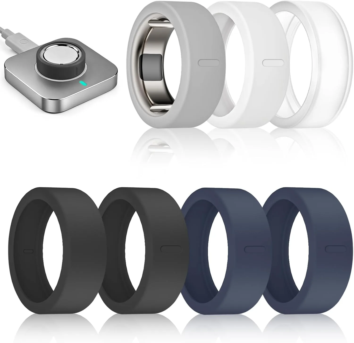 Protector para anillo Bandrain 7 unidades compatible con Oura Ring Gen 4 y Gen 3