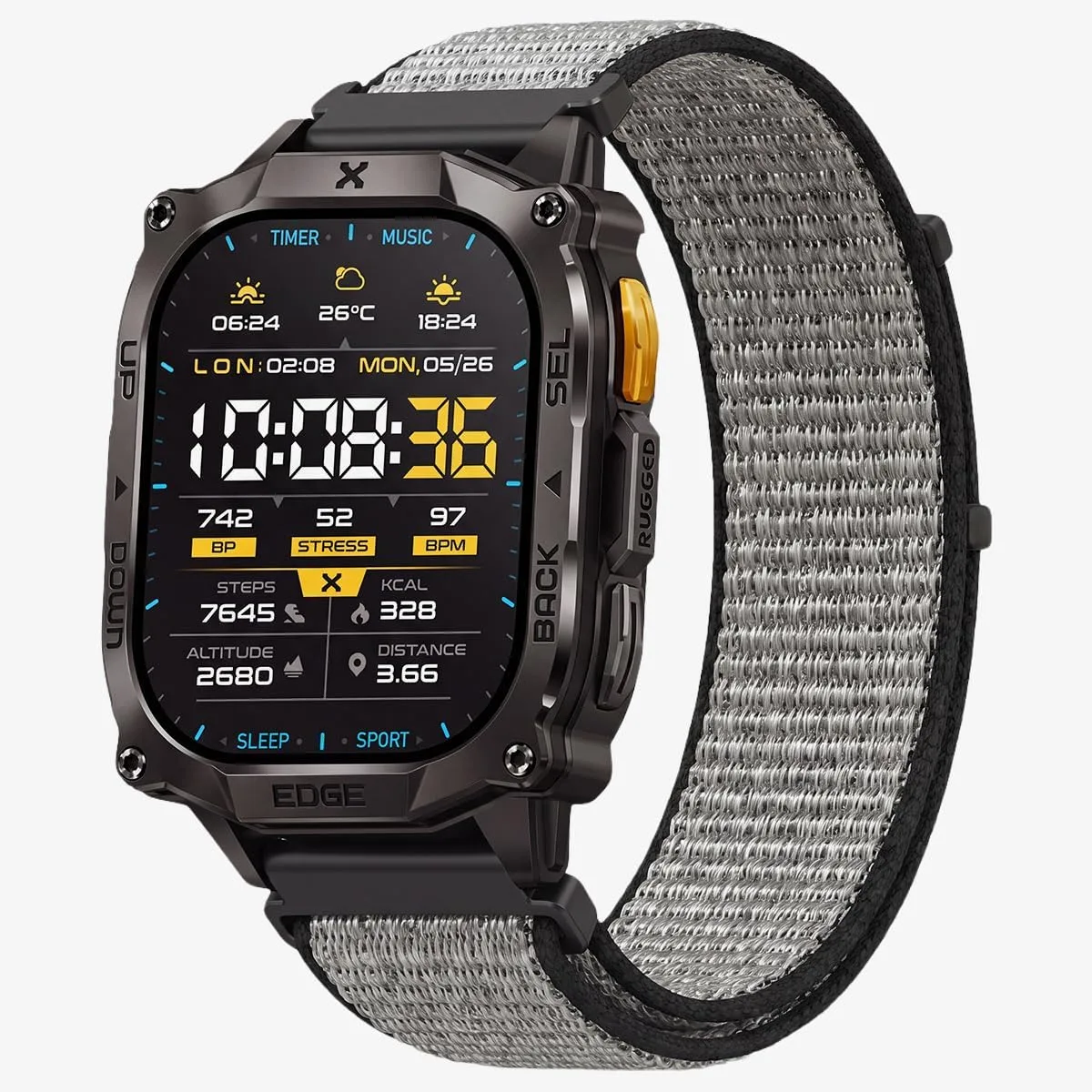 CARBINOX 22mm Quick Release Watch Bands, Fits Any 22mm Watch