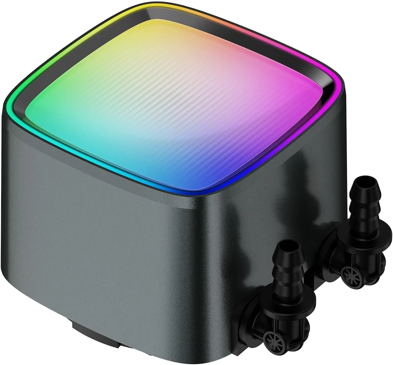 Geometric Future Eskimo Pro - 360mm AIO CPU Liquid Water Cooler- RGB PWM Squama 2501B Fan x 3- Fit Intel® LGA 1700, AMD®AM5 - Black- (GEO-EP-36B)