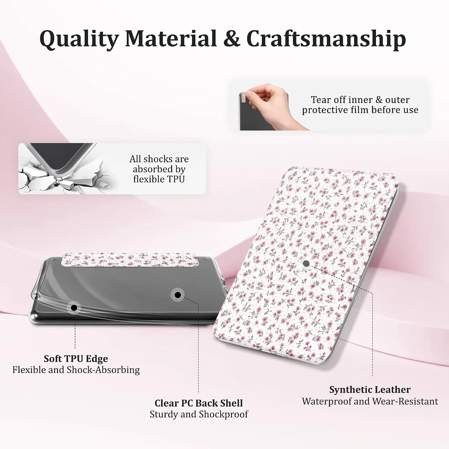 SESENSE Magnetic Case for 7'' Kindle Paperwhite 12th Gen 2024 & Colorsoft