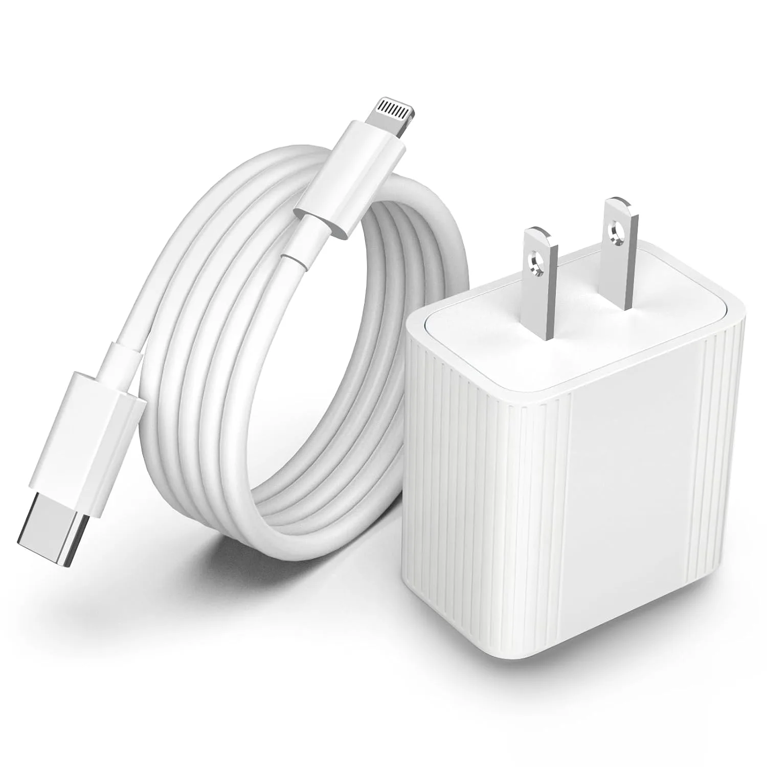 iPhone Fast Charger Cable,Fast Charger iPhone 20W PD USB C Wall Charger Type C Power Adapter Lightning Cable Fast Charging Plug Compatible with iPhone14/13 Pro/12/11/XS/Max/XR/X/8 Plus/SE 2022,iPad