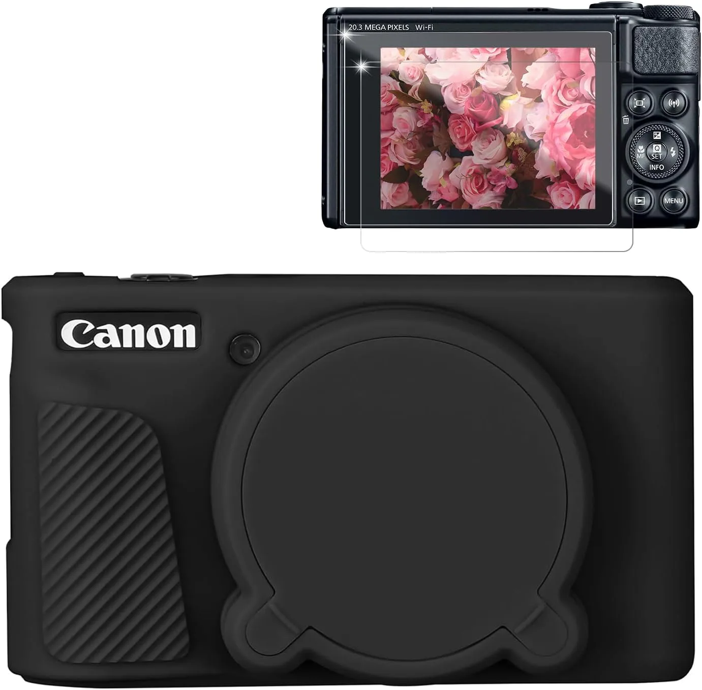Case for Canon PowerShot SX740 HS, SX730 HS Camera - Black