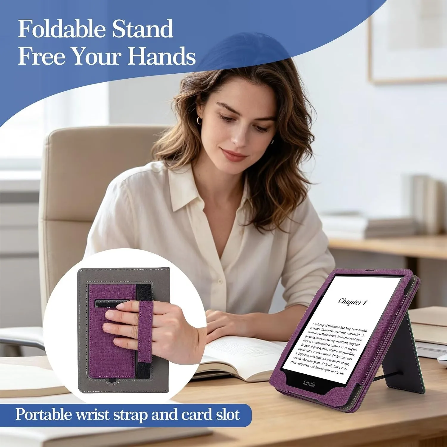 Case for 7"/6.8" Kindle Paperwhite 12/11th Generation 2024 2021