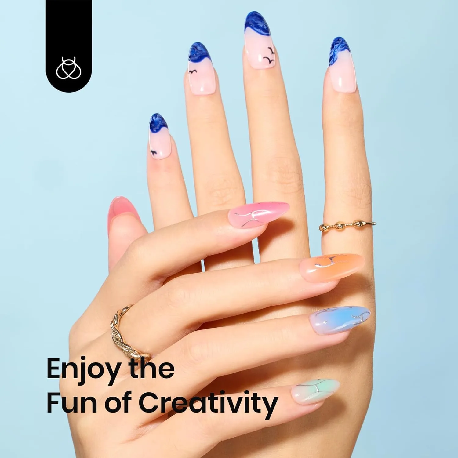 Beetles Blooming Gel Nail Polish HEMA Free with Nail Brush 1 Pcs 20ml