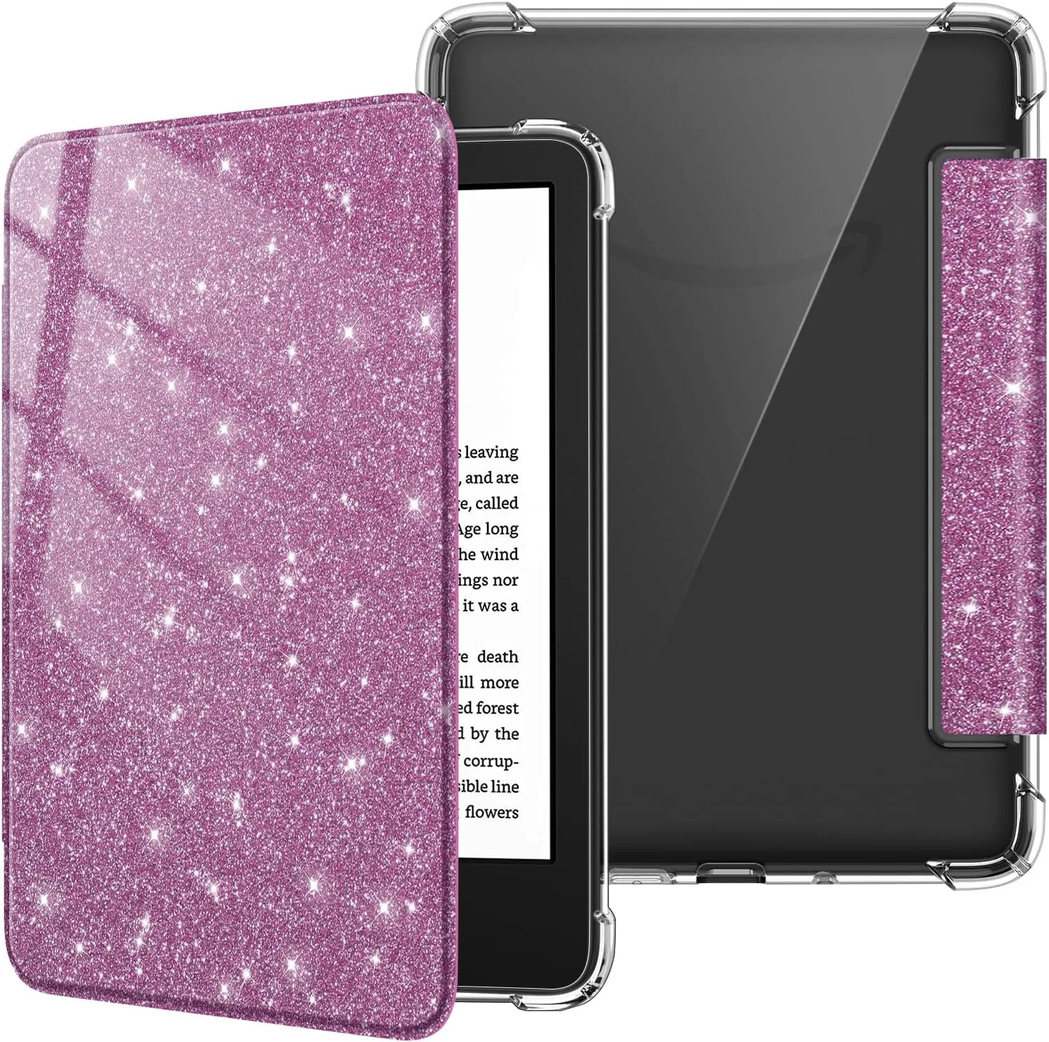 Estuche Fintie Slim TPU para Kindle 6" 11ª Generación 2024/2022 Púrpura Brillante