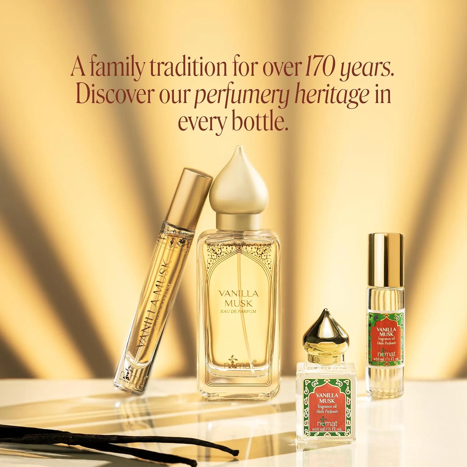 Nemat Vanilla Musk Perfume Oil Roll-On, 10 ml