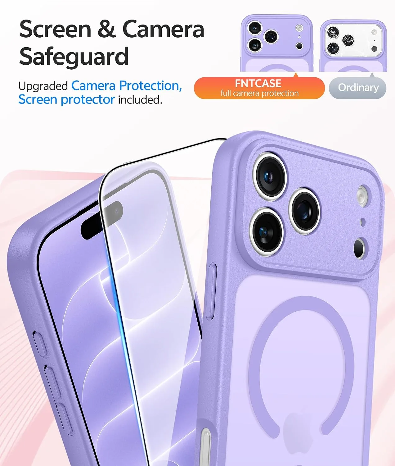 FNTCASE for iPhone 18 Pro Max / 17 Pro Max Case, Fit for Magsafe
