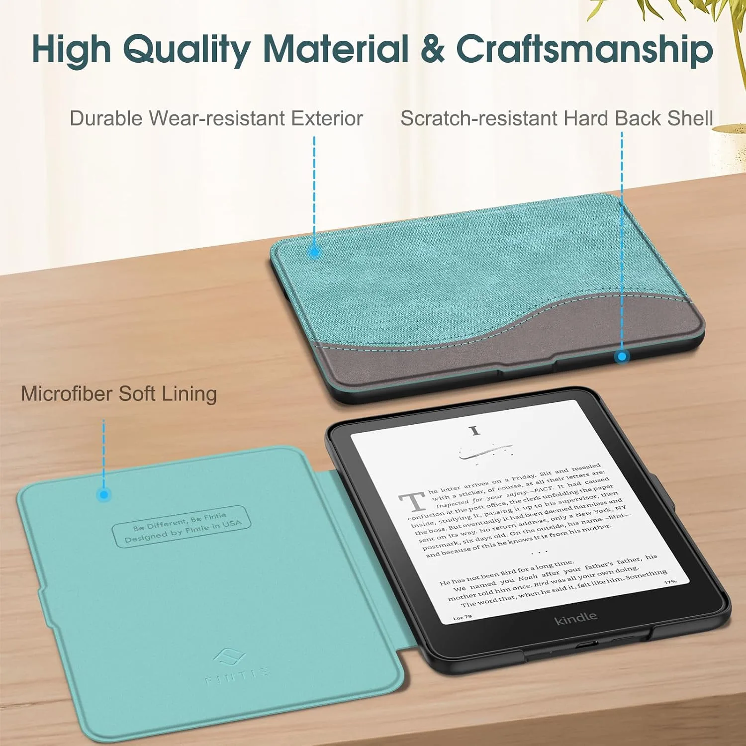 Fintie Slim Case for 7" Kindle Paperwhite 12th Gen 2024 & Kindle Colorsoft