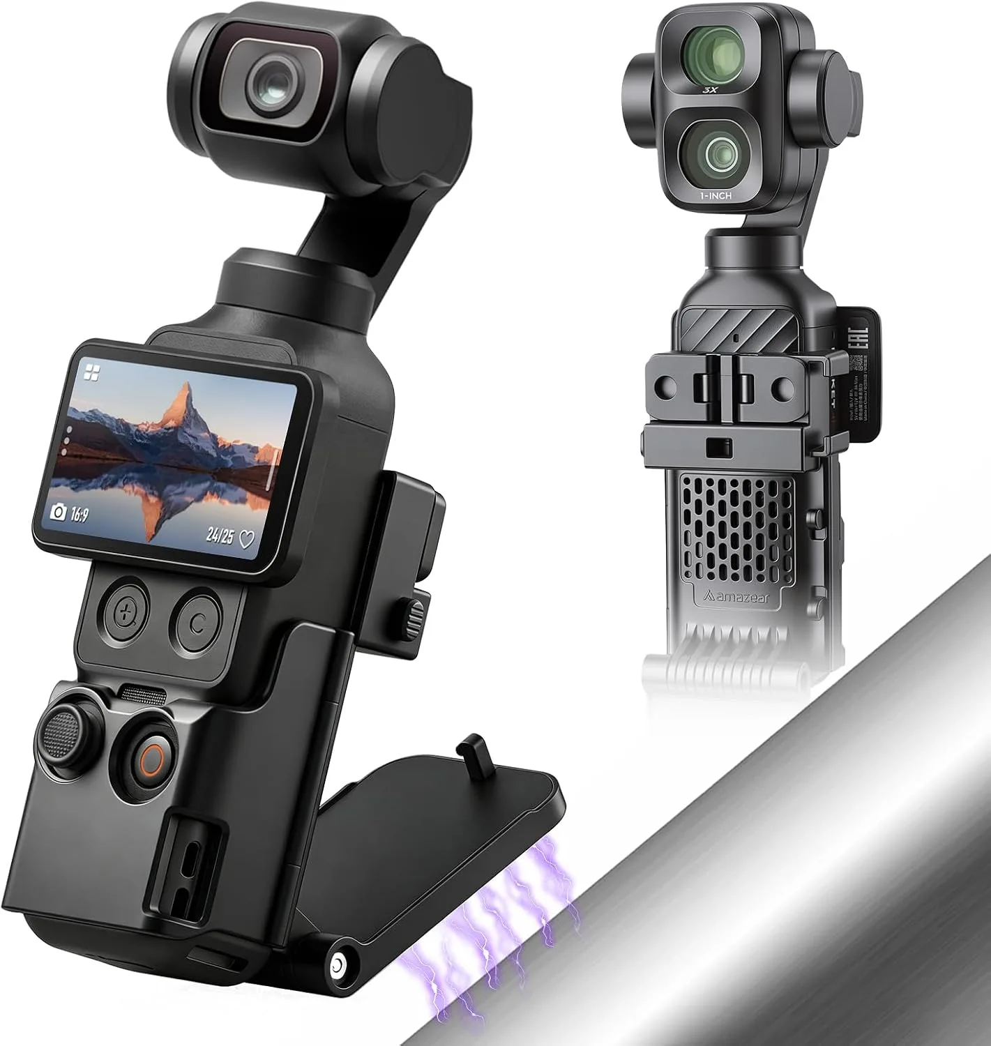 Soporte Magnético Amazear para DJI Osmo Pocket 4 y Pocket 3