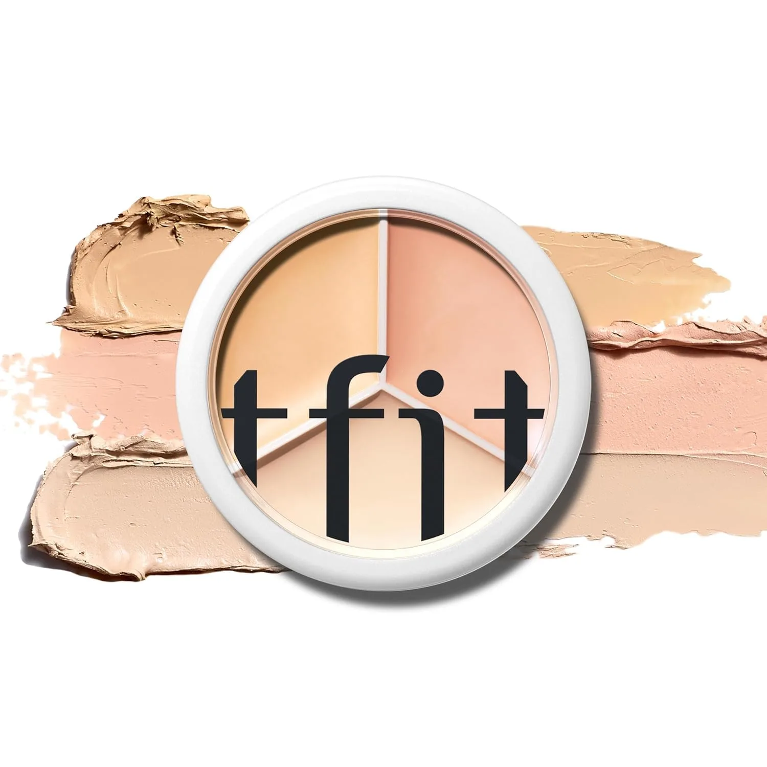 TFIT 3 Color Concealer Cream Palette Full Coverage 0.52 Ounce 03 Cool