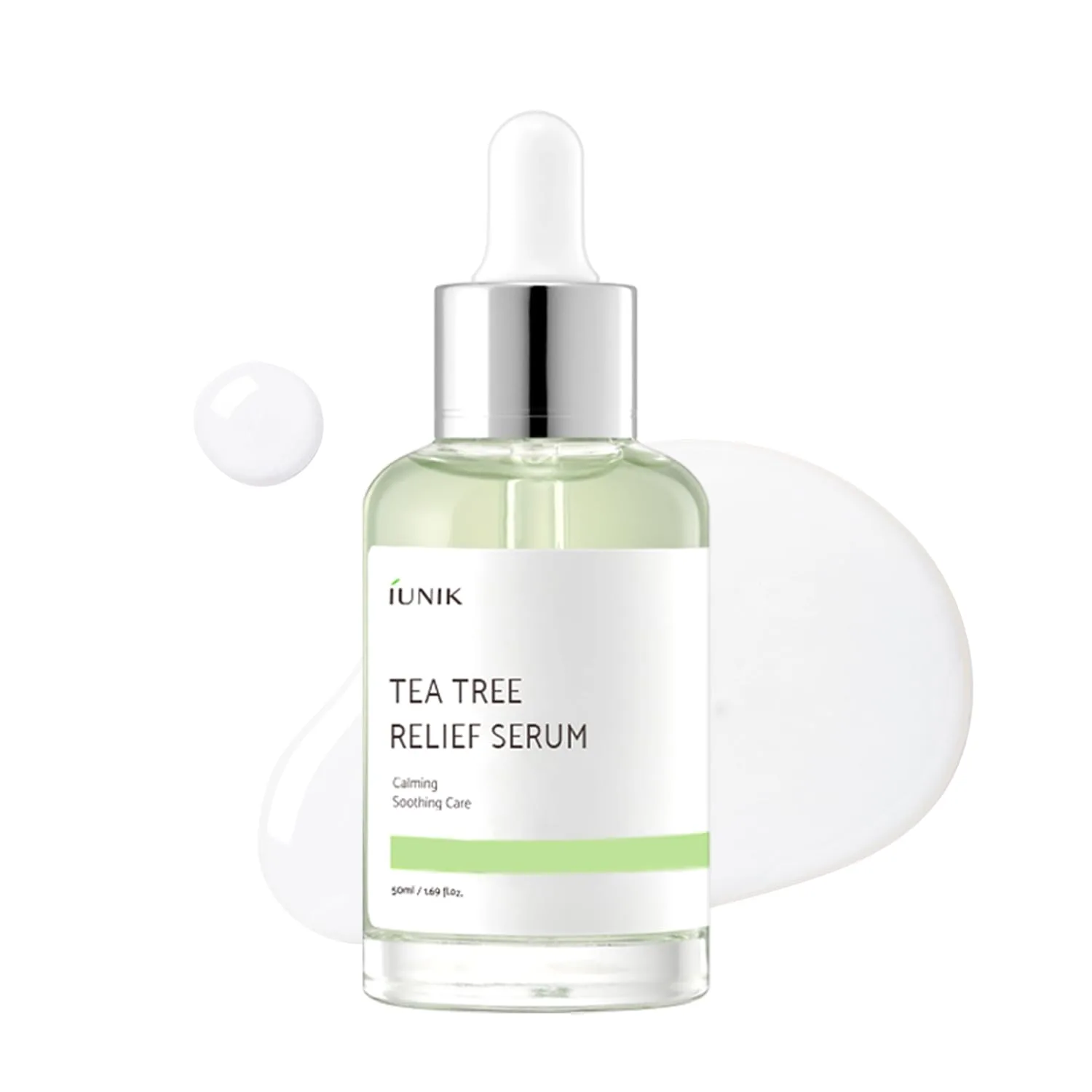 IUNIK Tea Tree Relief Serum - Calming & Hydrating Ampoule 1.69 fl oz
