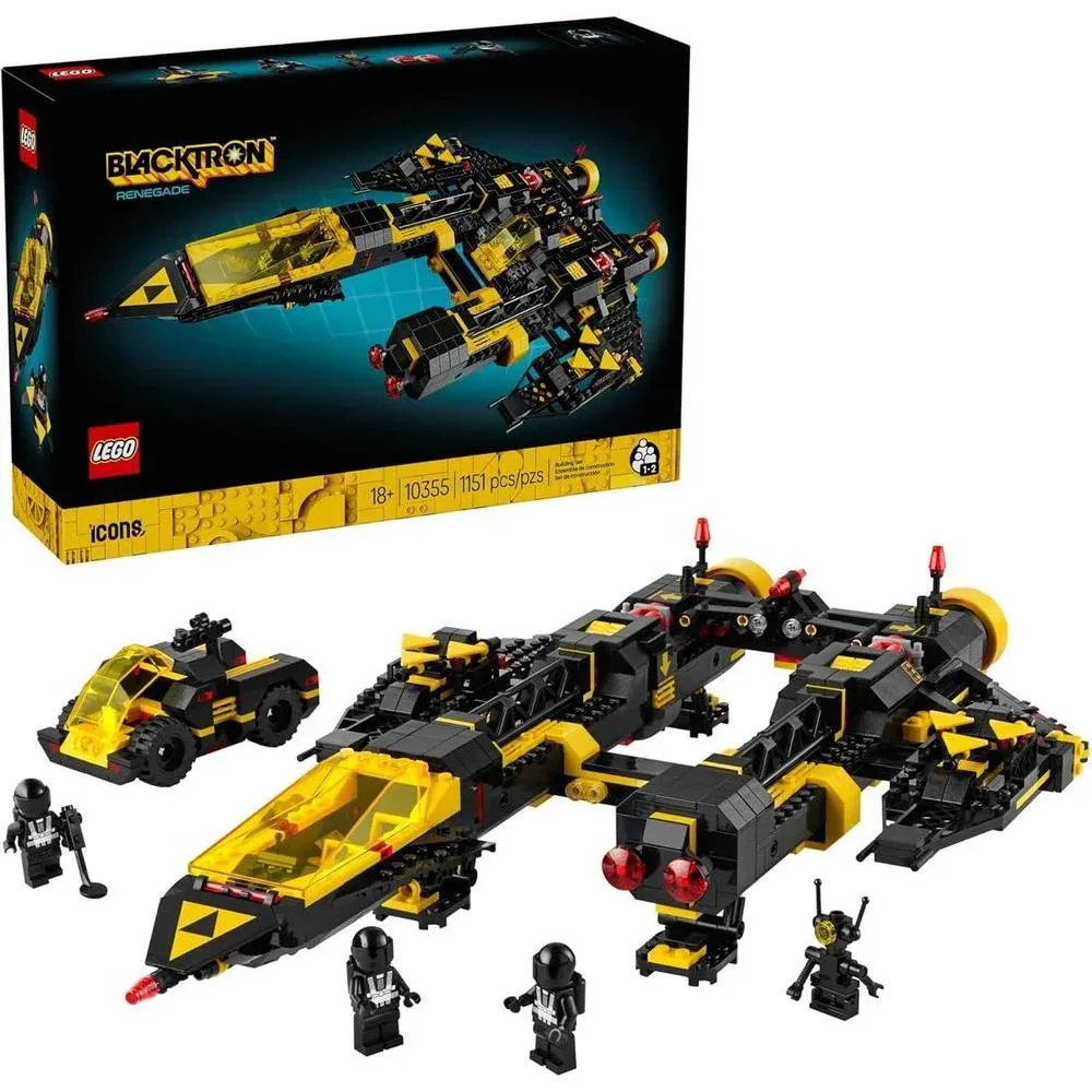 LEGO Icons Blacktron Renegade Set de Construcción para Adultos 10355