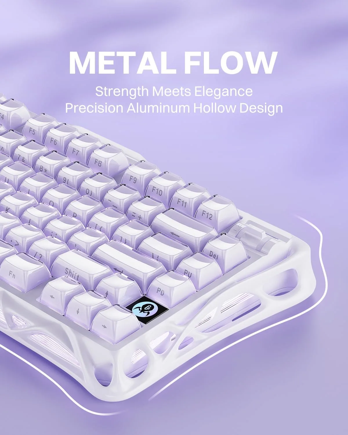 GravaStar Mercury K1 75% Wireless Mechanical Gaming Keyboard RGB Backlit