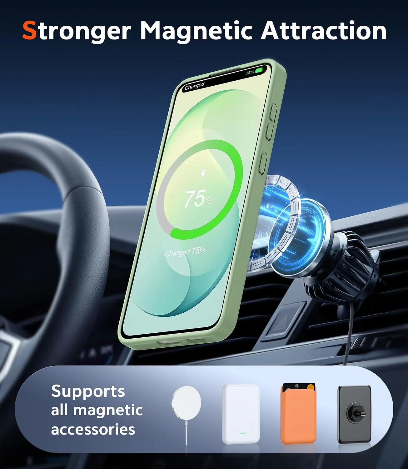 FNTCASE for Samsung Galaxy S26 FE/S25 FE Case Matte Compatible with Magsafe