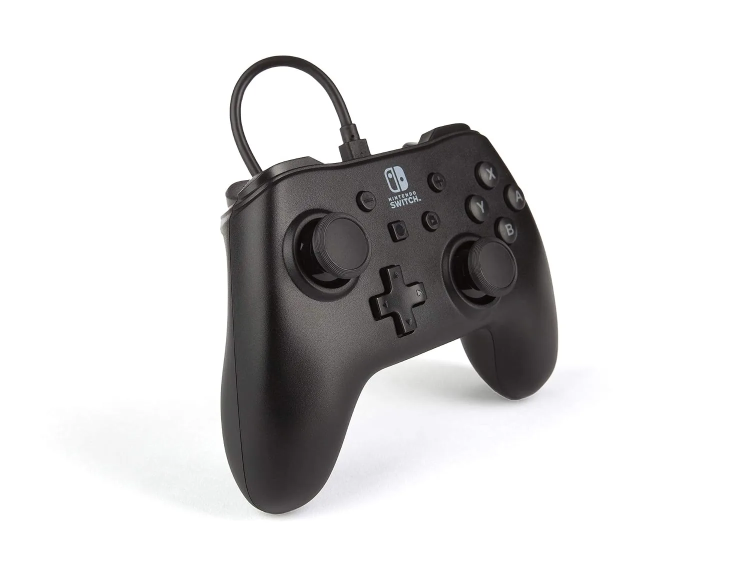 PowerA Nintendo Switch Wired Controller - Black, Detachable 10ft USB Cable, No Battery Required, Officially Licensed By Nintendo