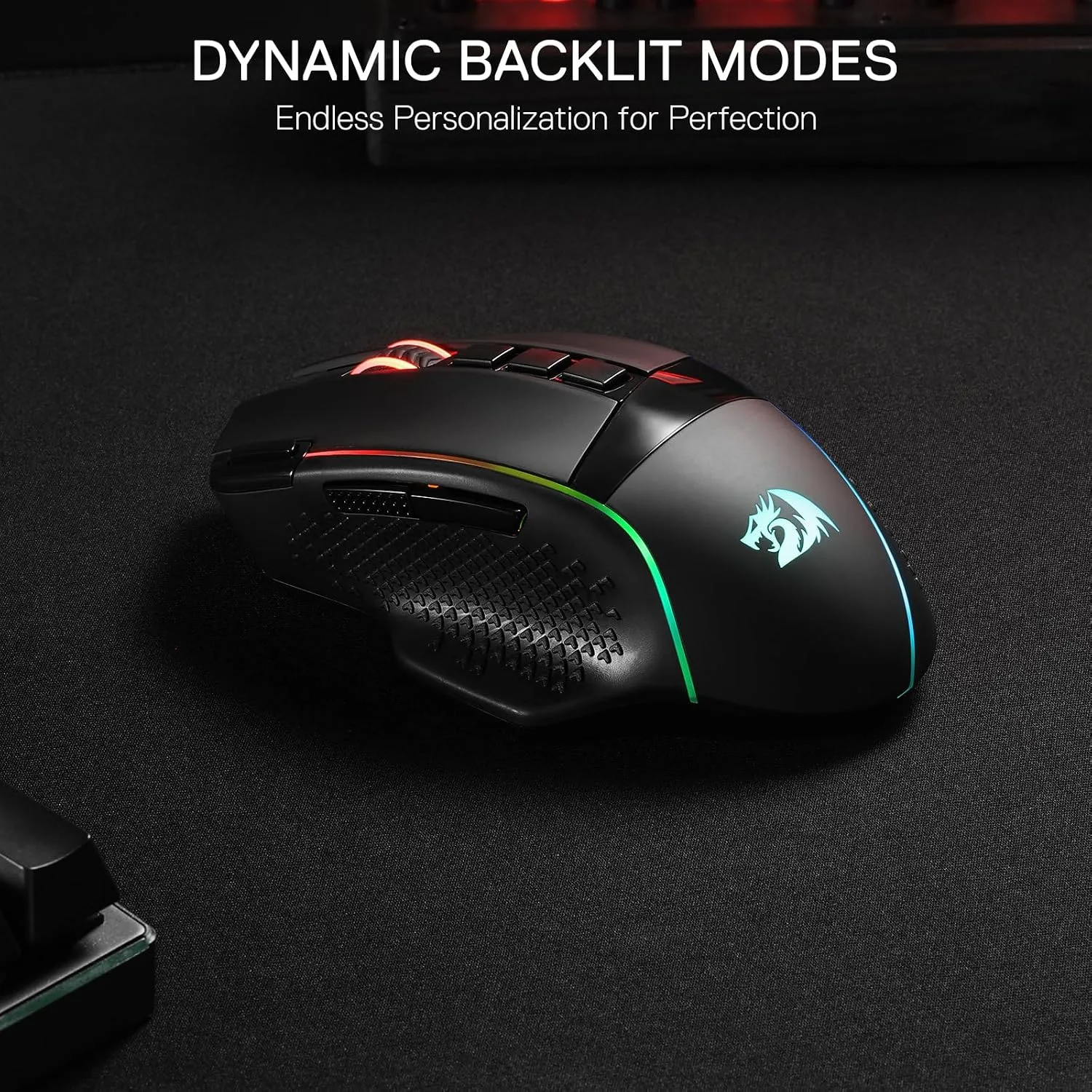 Redragon M991 3-Mode Wireless RGB Gaming Mouse 26000 DPI Remapping Keys