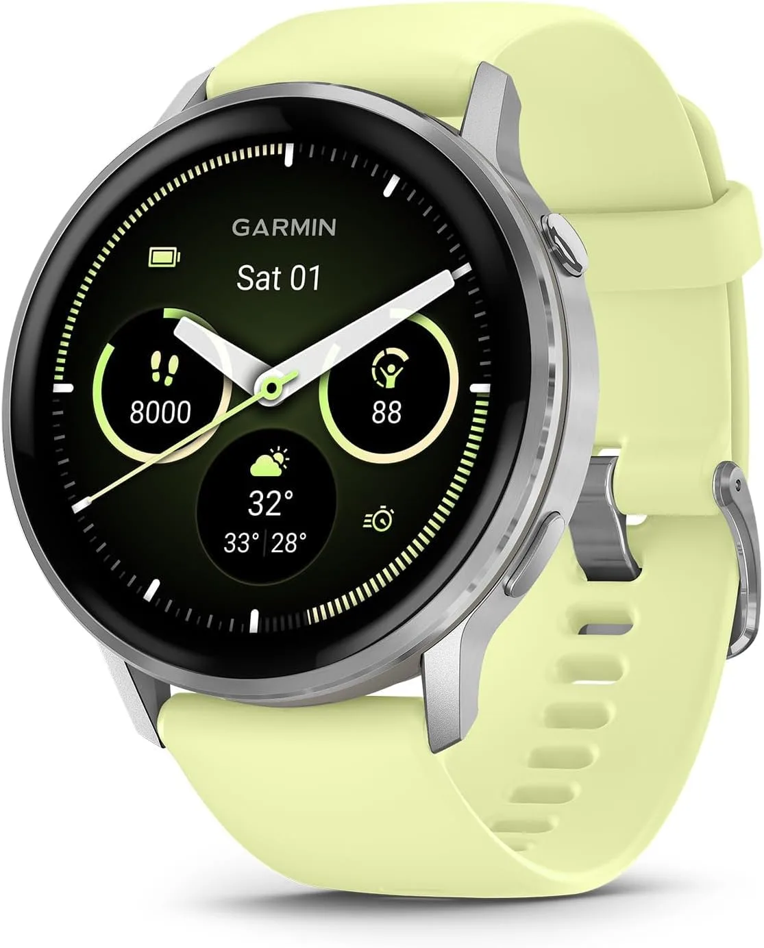 Garmin Venu 4 Health Fitness GPS Smartwatch 45mm AMOLED Bundle