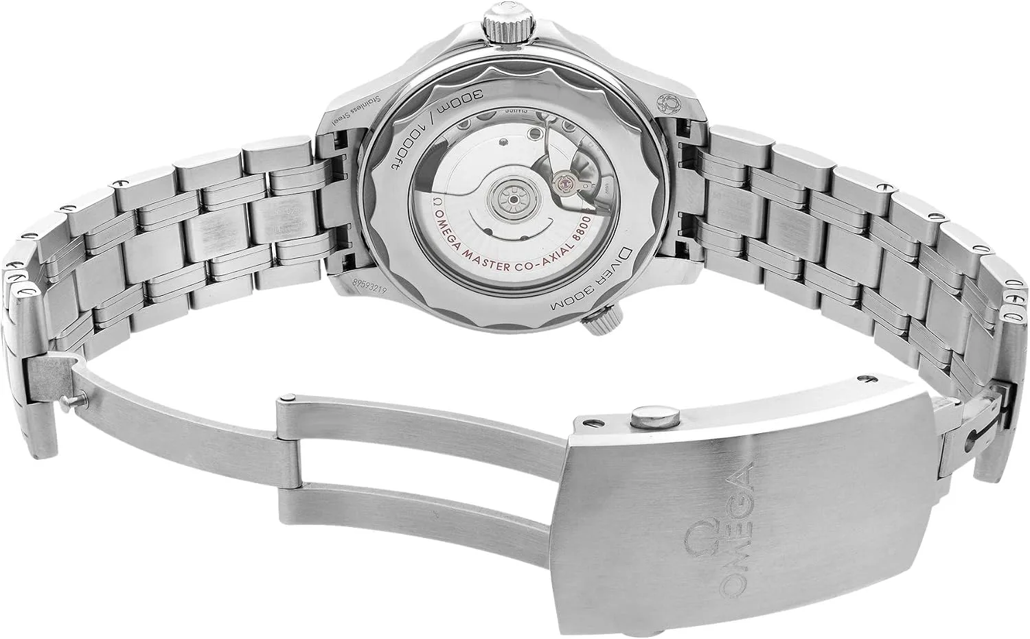 Omega Seamaster Automatic Chronometer Black Dial Men's Watch 210.30.42.20.01.001