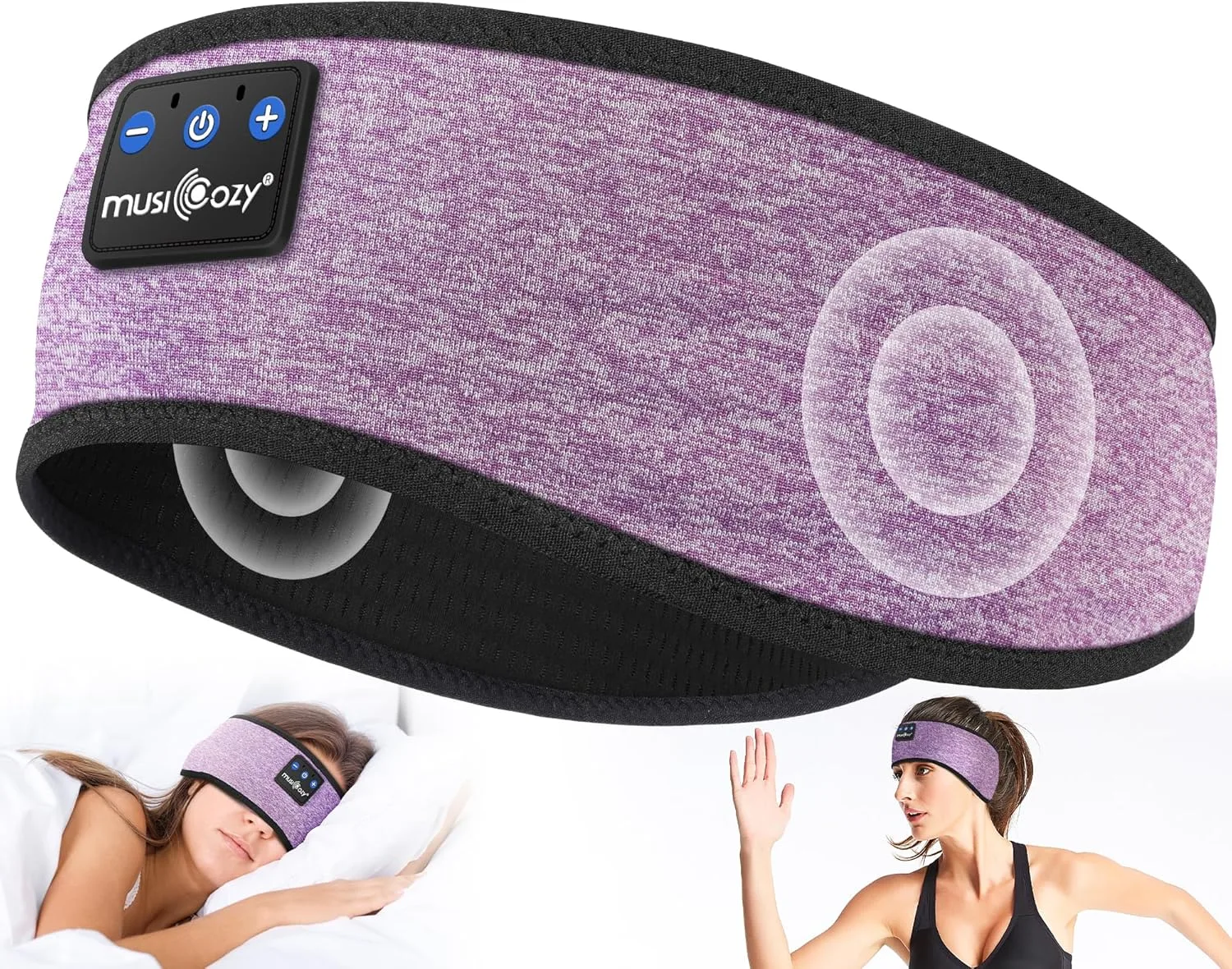 Audífonos Bluetooth Musicozy Sleep Headphones Banda Deportiva Inalámbrica