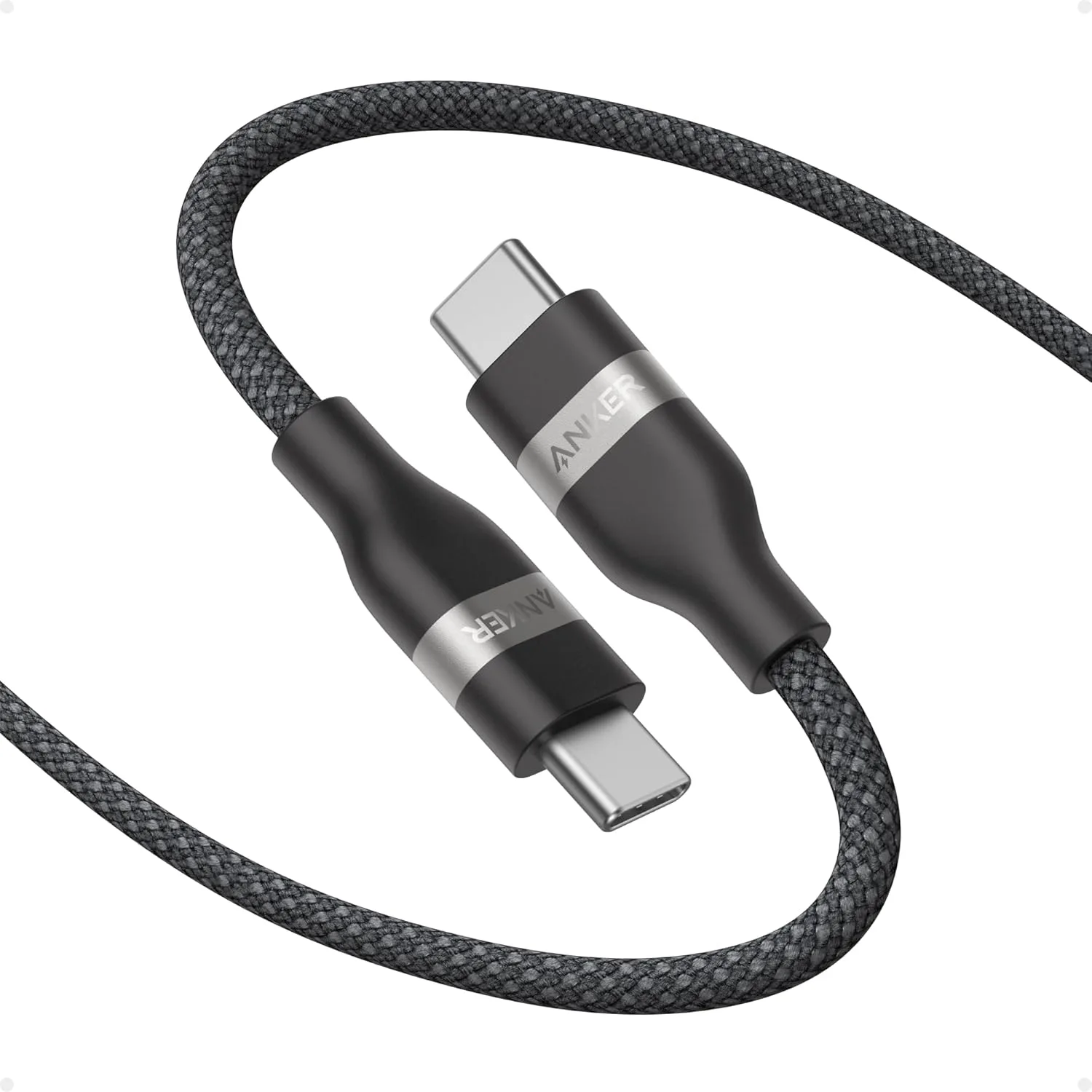 Anker Nano USB C to USB C Cable, 240W Fast Charging Cable (Black, 6ft)