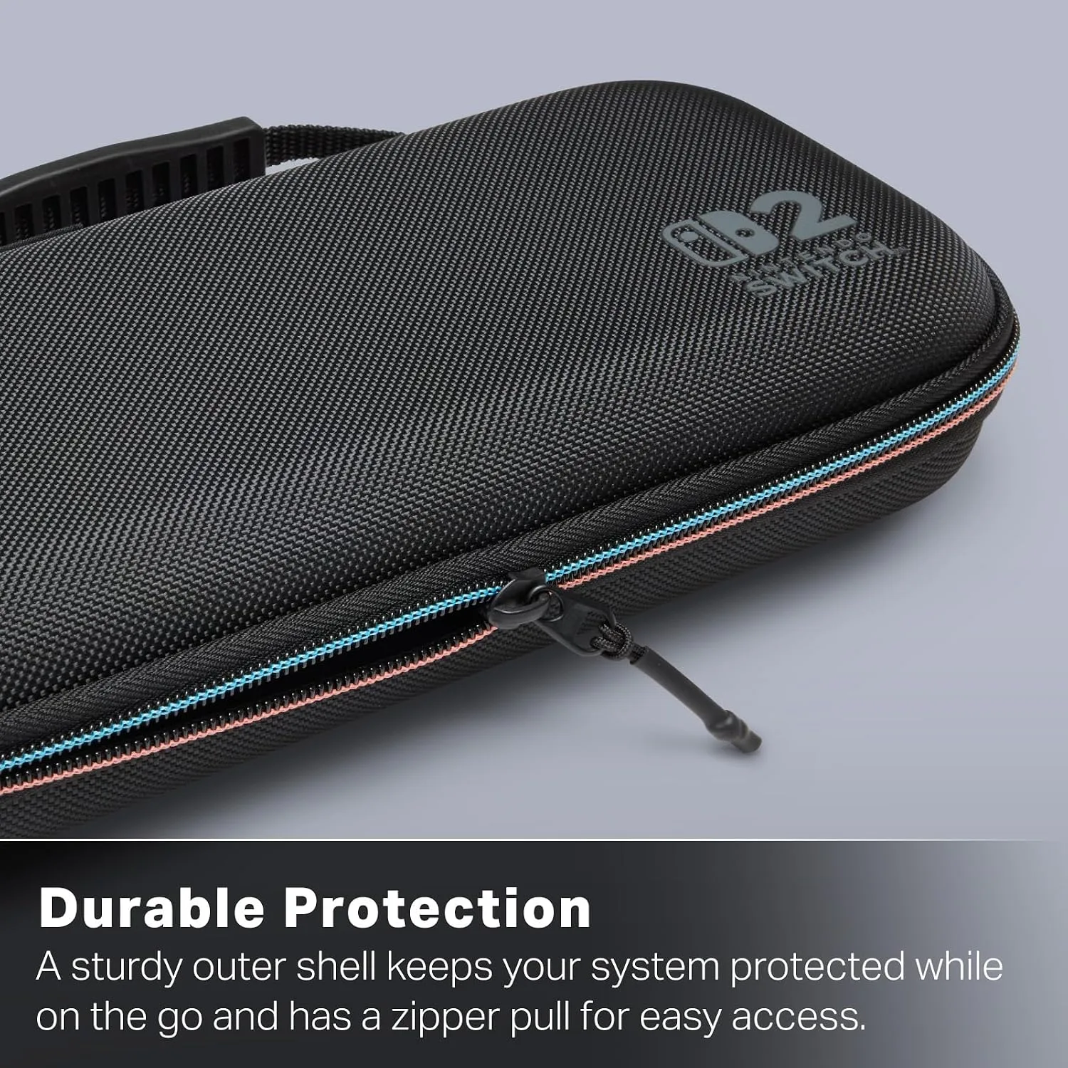 PowerA Protection Case for Nintendo Switch 2 - Black, Officially Licensed, Protective Storage, Holds up to 9 Game Cards and 2 microSD Express Cards, Integrated Play Stand