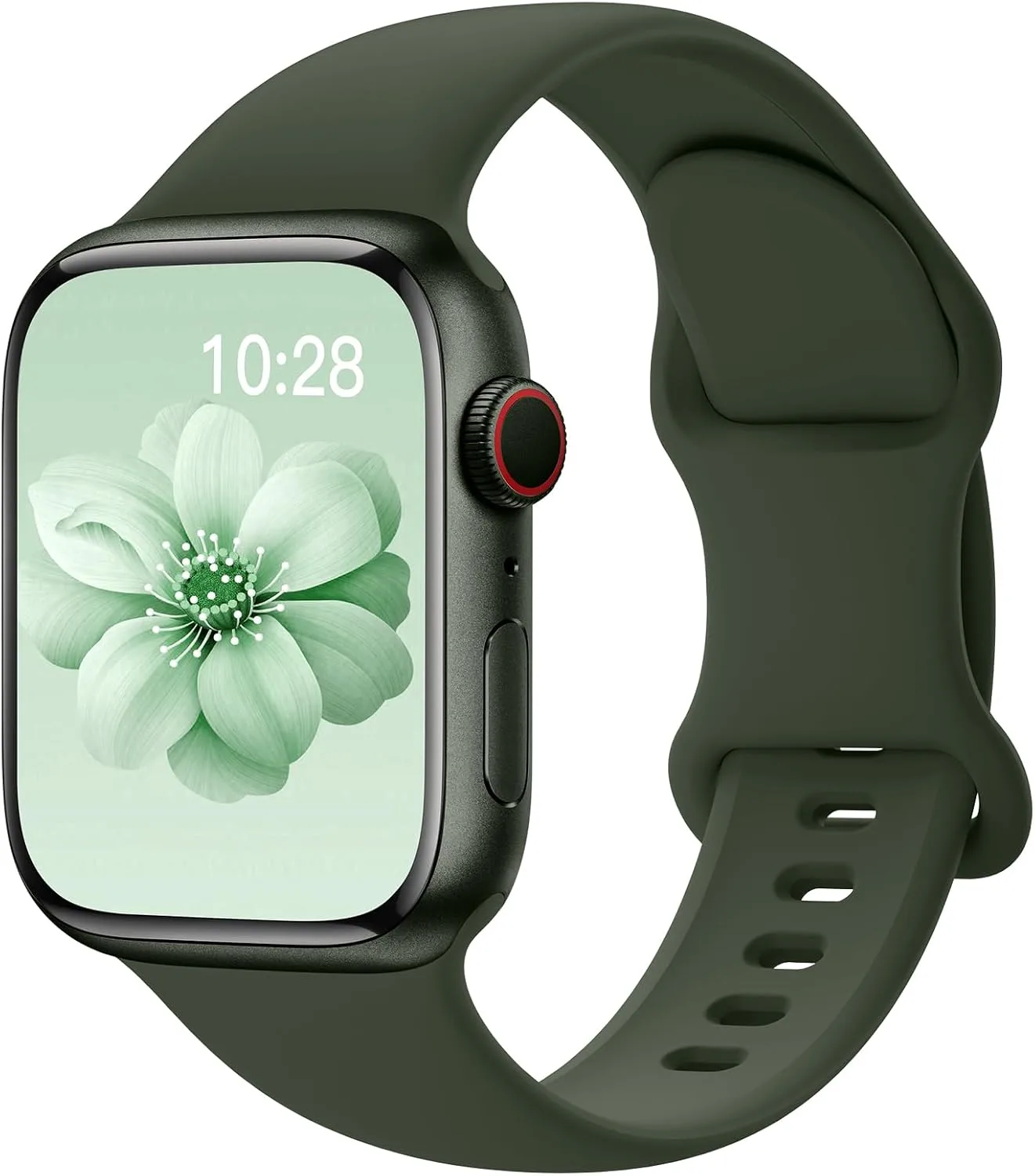 Correa de silicona Sport compatible con Apple Watch Supernana