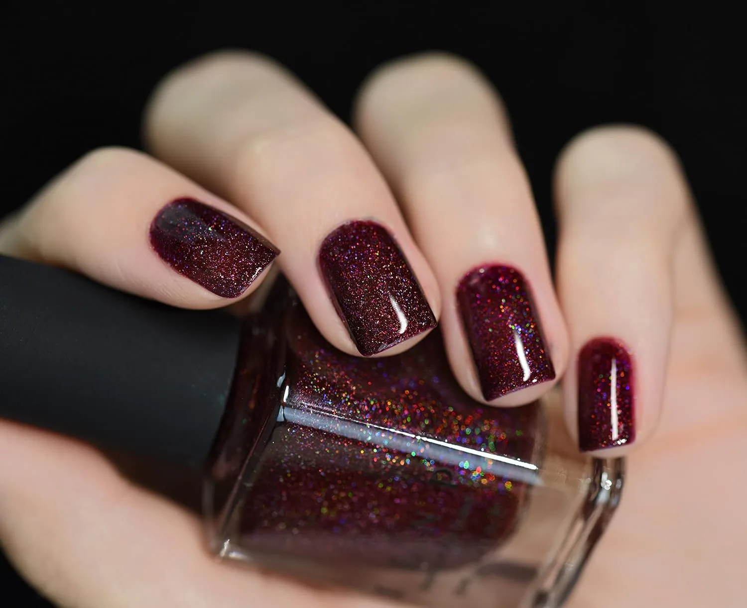 ILNP Diablo - Vampy Oxblood Holographic Nail Polish