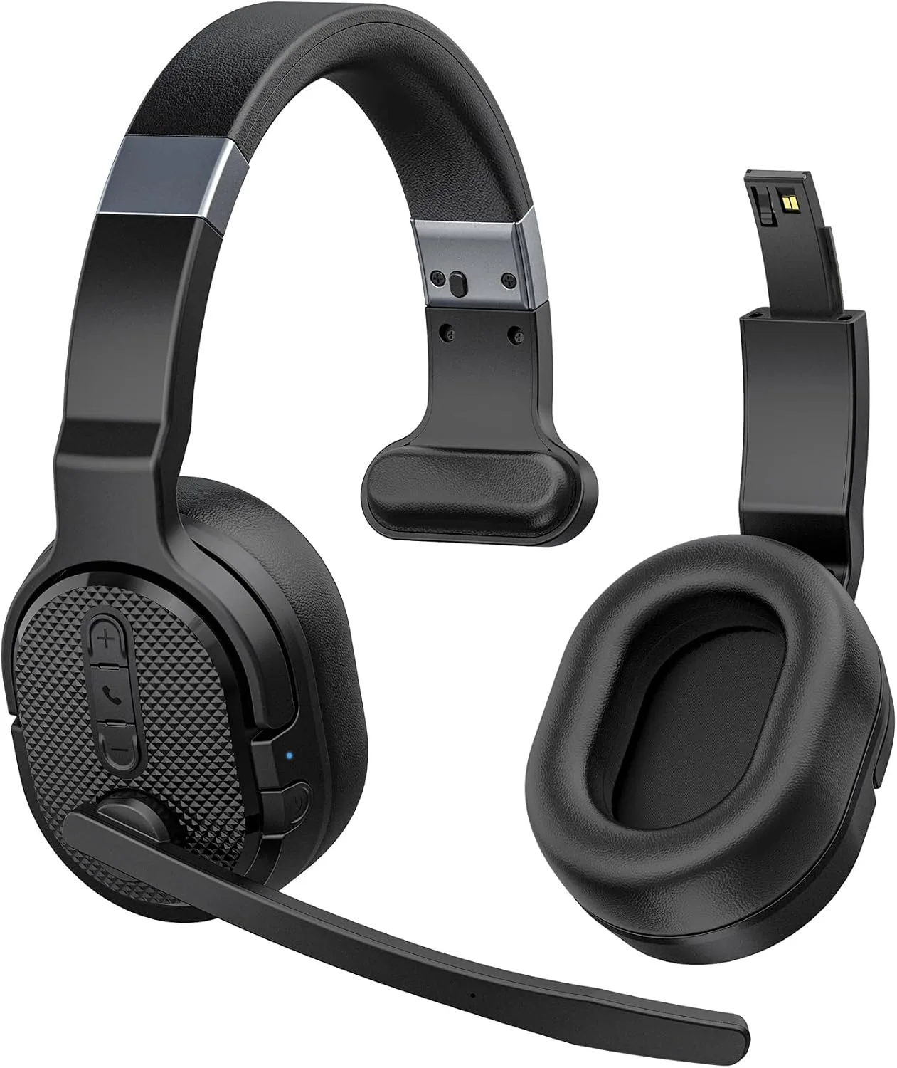 COSMUSIS Trucker Bluetooth Headset, Wireless Headset with Mic for Work