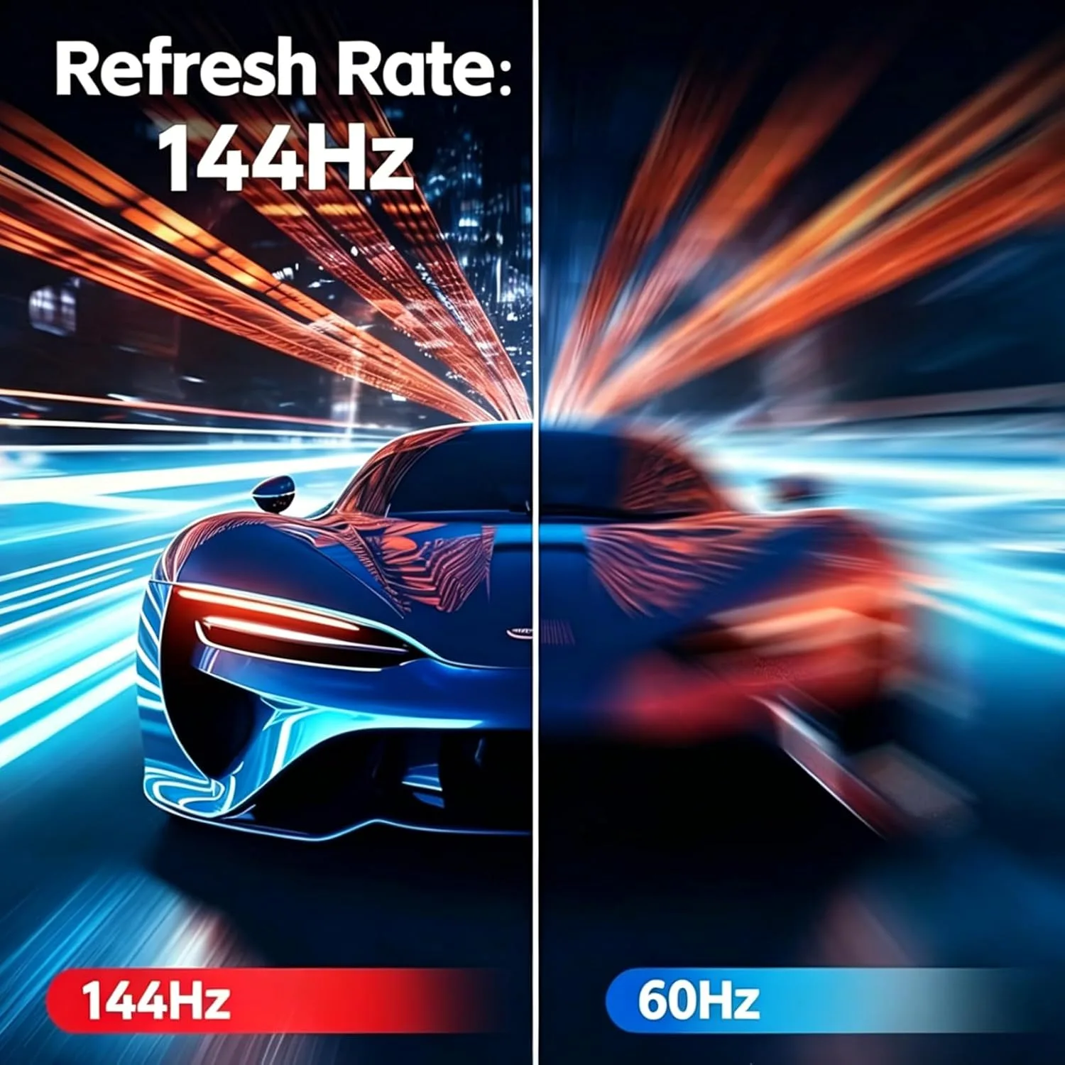 ArcticPro 22 Inch Gaming Monitor 144Hz, FHD Computer Monitor, 105% sRGB