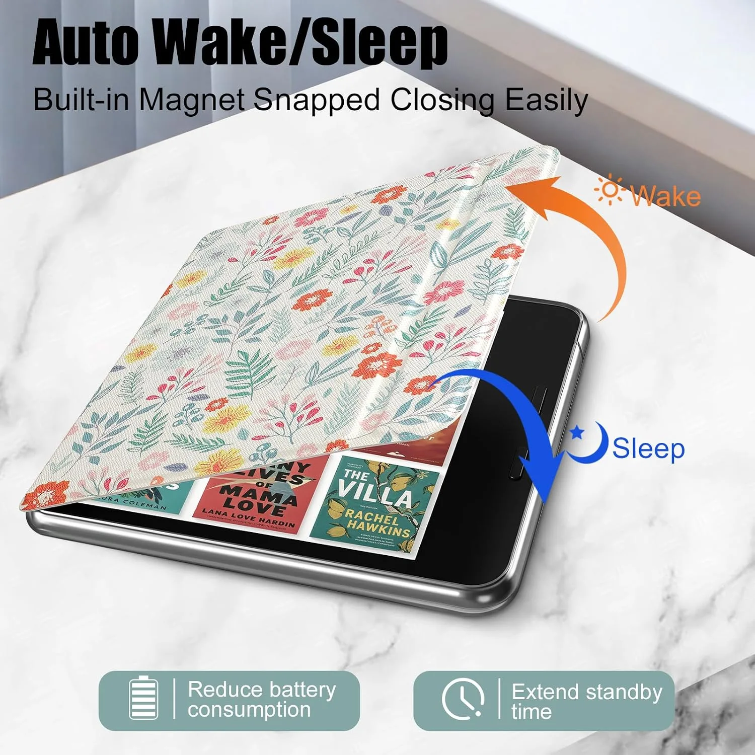 Rotating Case for Kobo Libra 7" & Tolino Vision – 360° Rotating
