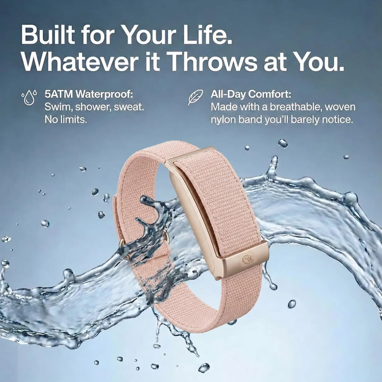 Smart Bracelet Health and Fitness Tracker Pink