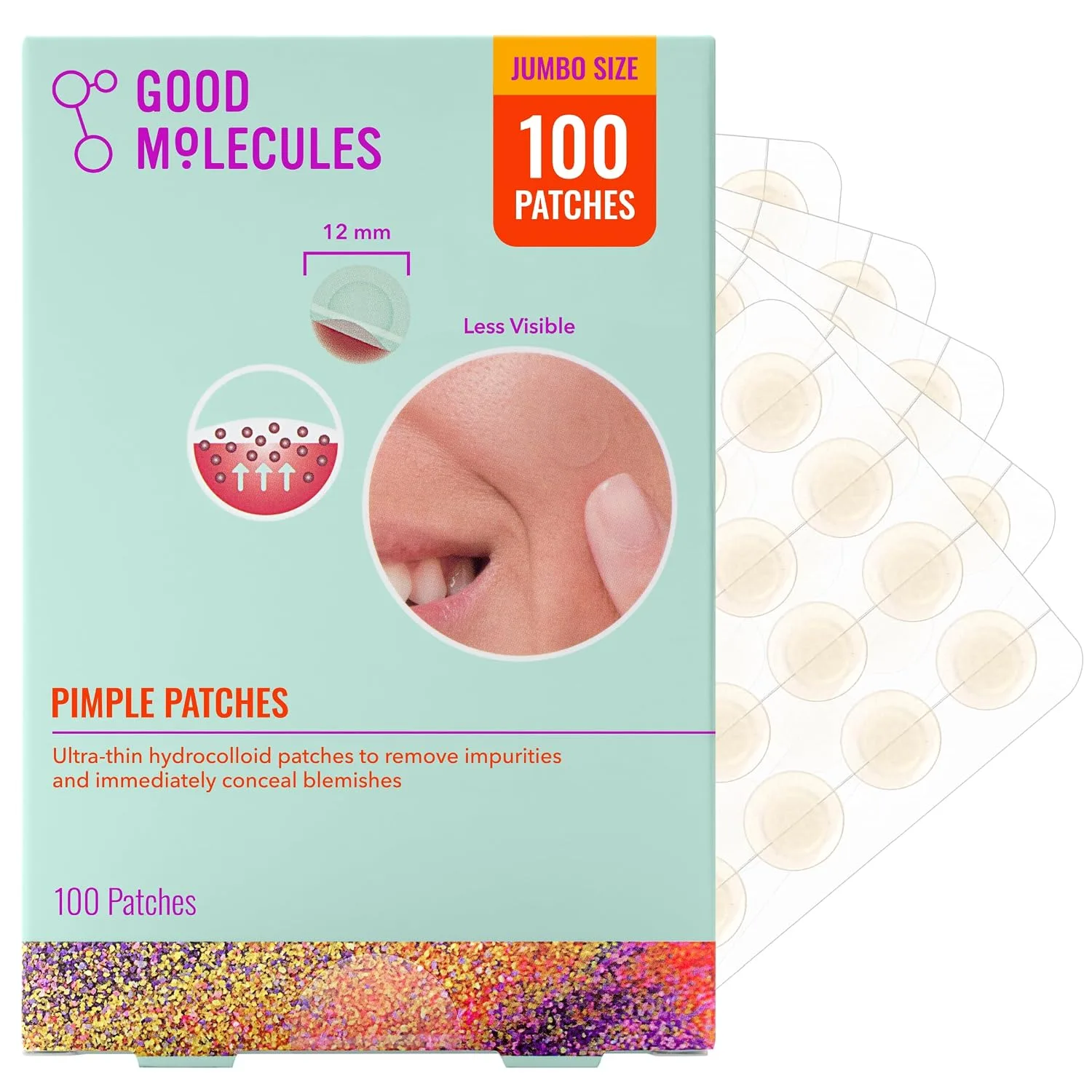 Parche para granos Good Molecules Pimple Patches 100 unidades