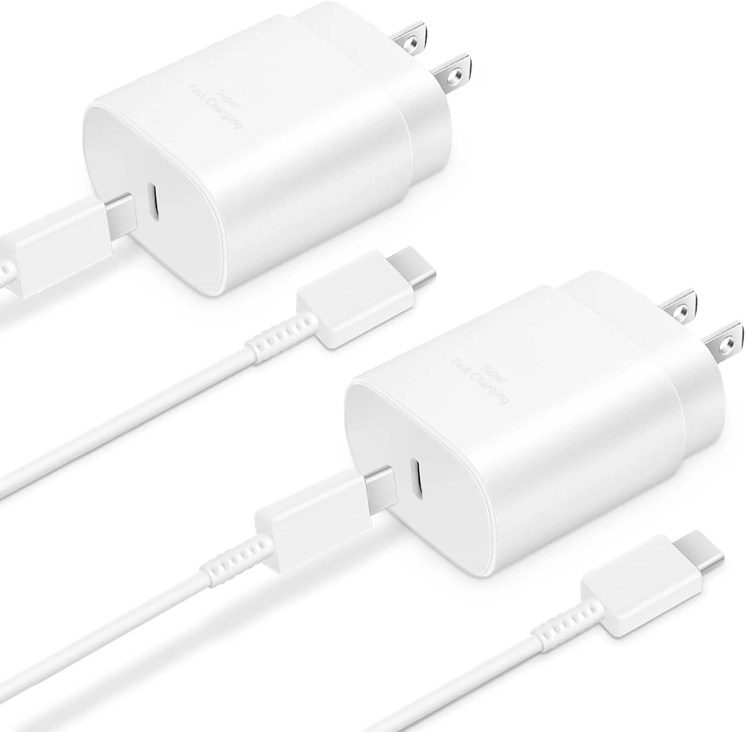Type C Charger Fast Charging 2-Pack 25W Long 6FT USB C Cable