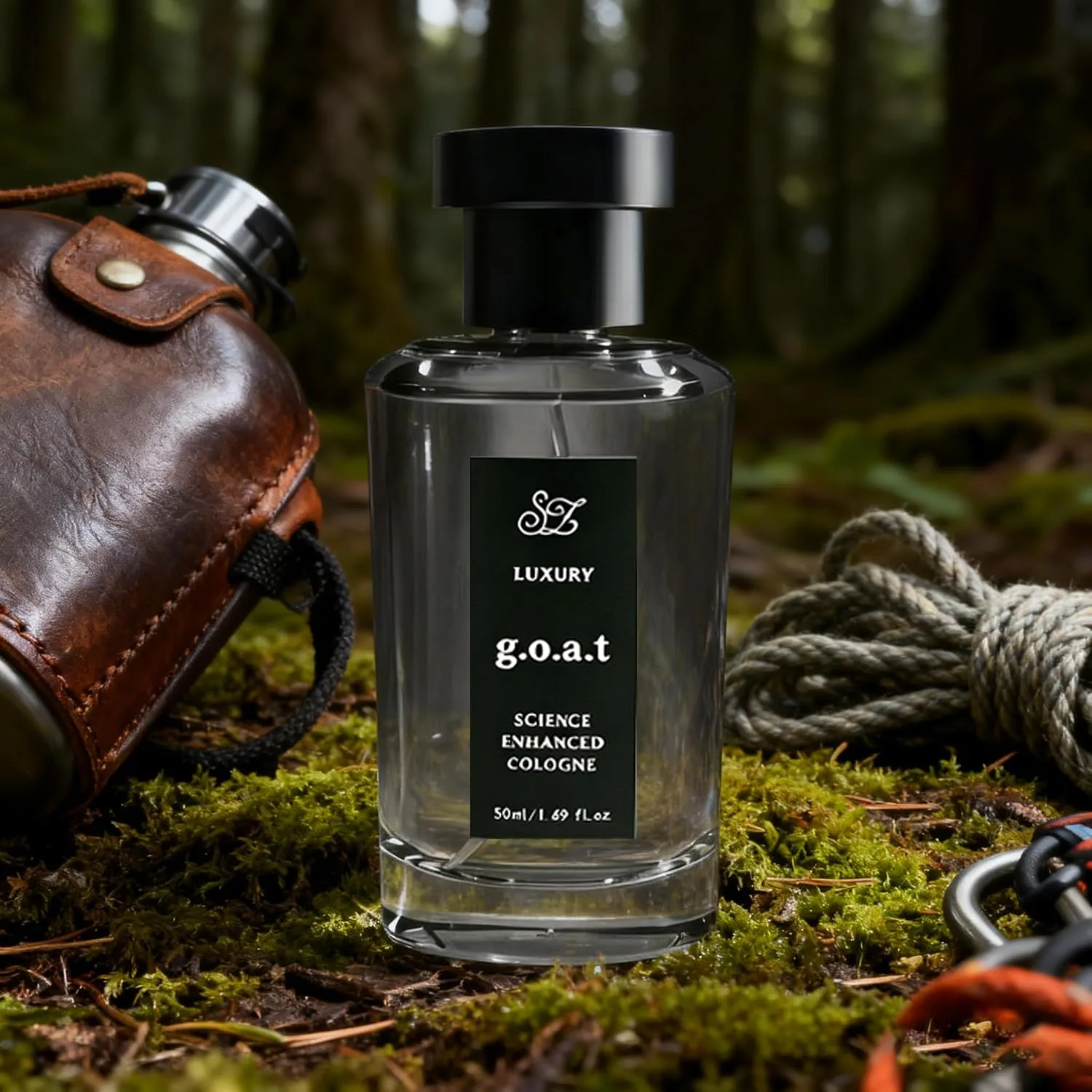 Midnight Marine Men’s Cologne luxury g.o.a.t perfume By Rihanna for men women's,Fresh Ocean Citrus & Woody Amber Eau de Parfum, 50ml Long Lasting Masculine Scent (Ocean Citrus & Woody Amber)