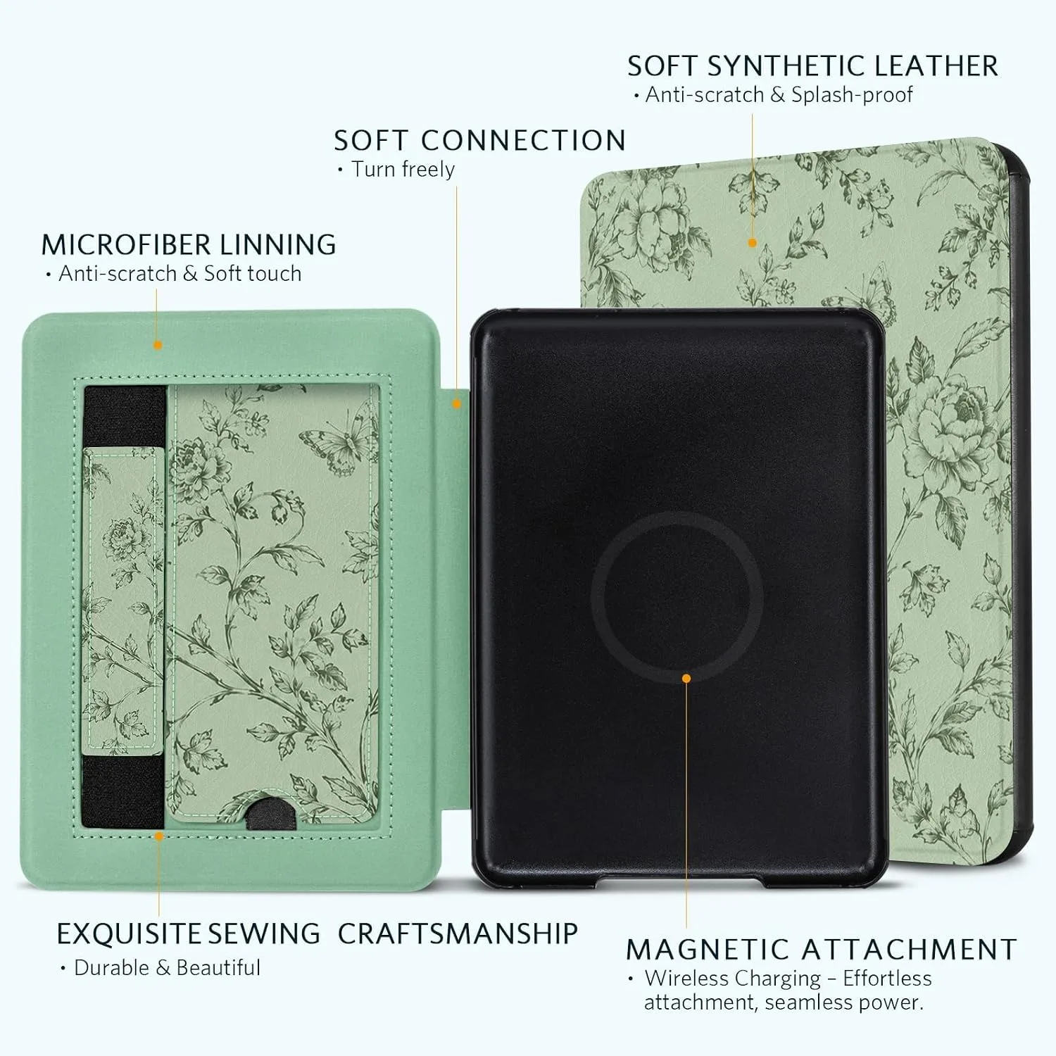 CoBak Case for 7" Kindle Paperwhite 12th Gen 2024 and Kindle Colorsoft
