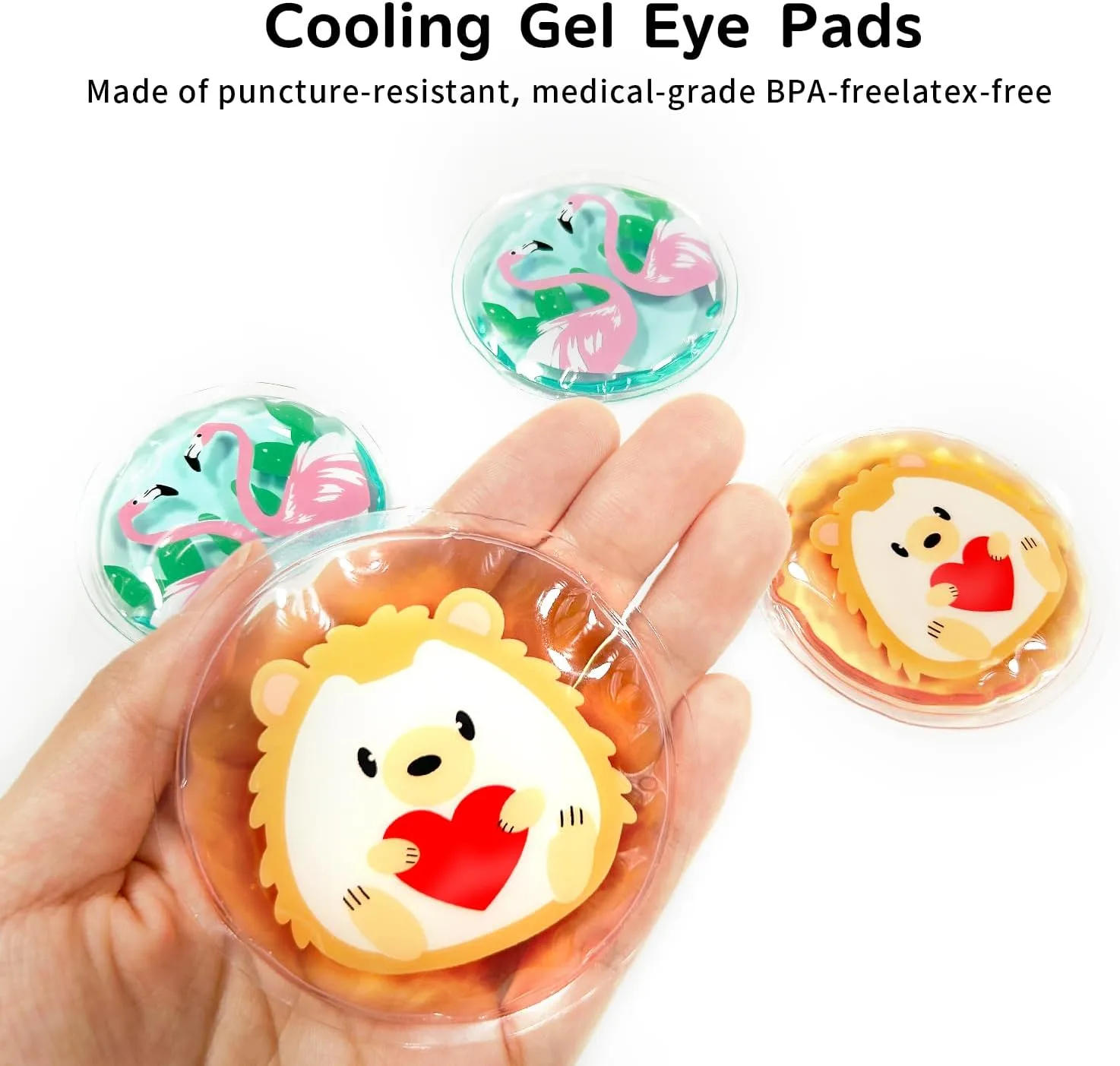 Hot and Cold Eye Pads, Reusable Eye Patches